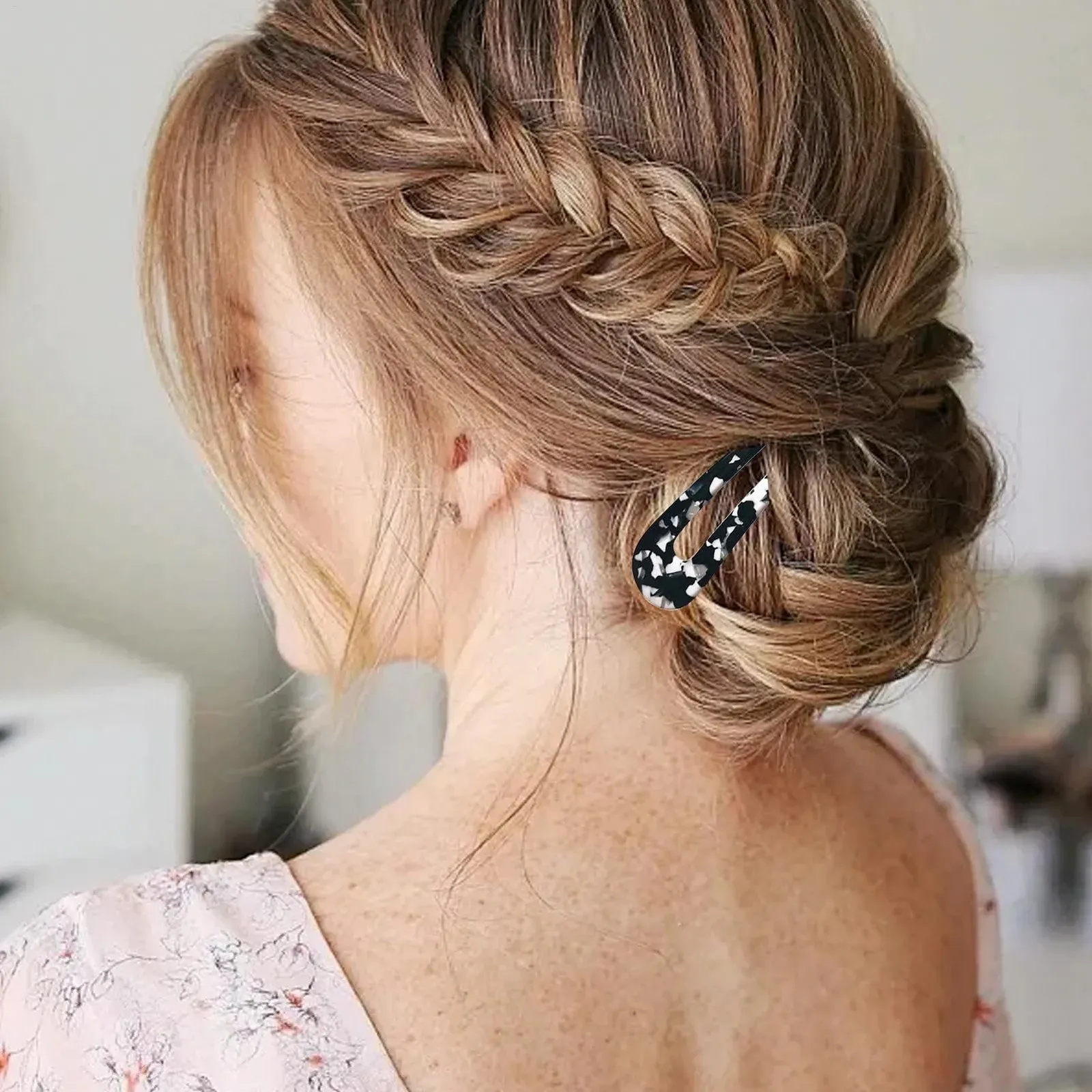 Вилка для волос Acunny U-образная, шпильки для волос большие акриловые, фото №2 Вилка для волос Acunny U-образная, шпильки для волос большие акриловые, фото №2