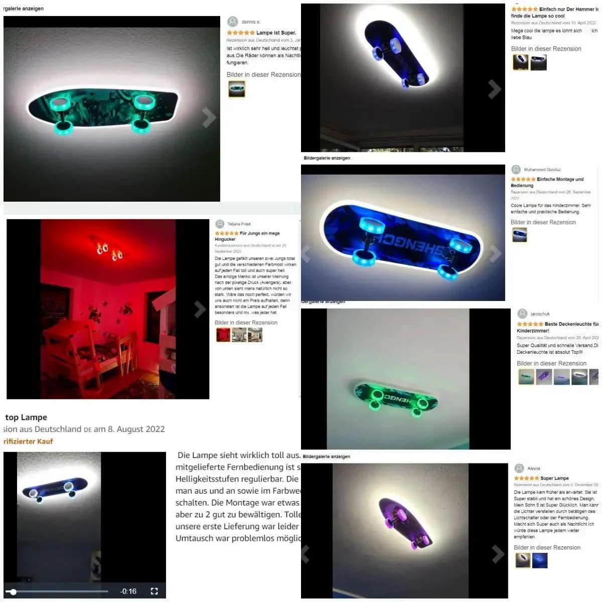 Світильник стельовий Дитячий LED із пультом RGB Димуючий, фото №7