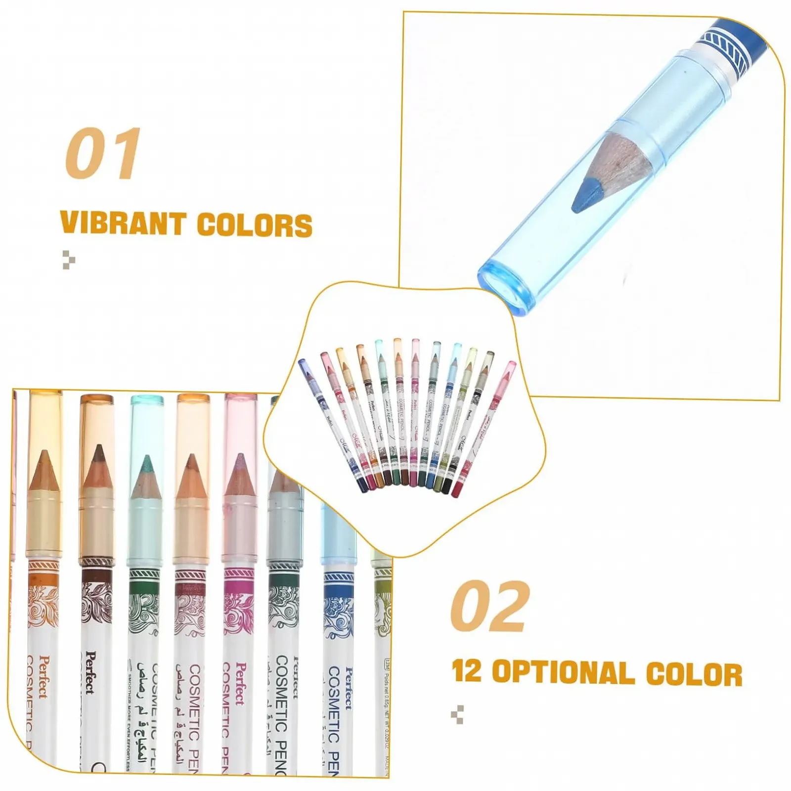 Карандаш для глаз Mousse White Pole, фото №2