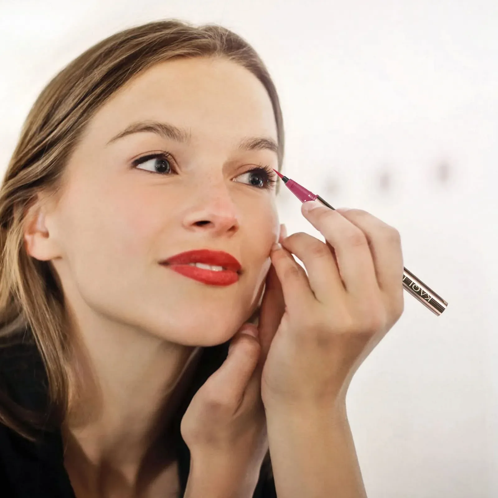 Фломастер-підводка Fowybe Швидковисихаюча, Водостійка, Чорна/Синя/Фіолетова, фото №3