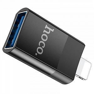 Переходник Hoco UA17 Lightning Male to USB Female USB2.0 synthetic.ua - Фото 1
