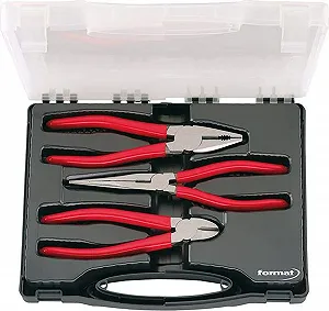 Набор плоскогубцев FORMAT, полированные, 3 шт. synthetic.ua - Фото 1