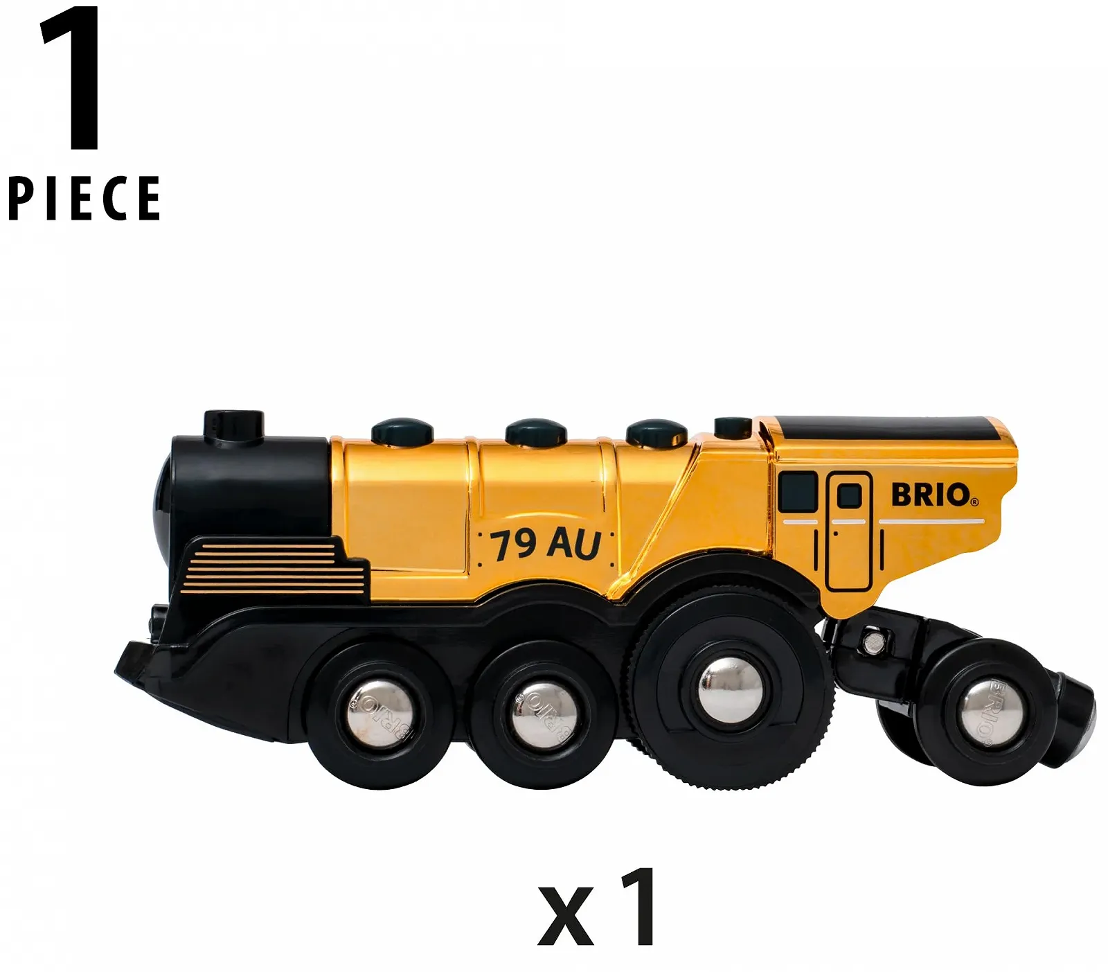 Потяг з підсвіткою BRIO World 33630 Golden Battery, фото №2