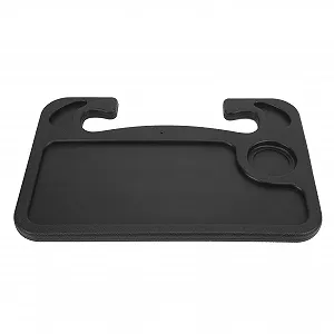 Автомобільний столик для керма Портативний Ергономічний Тримач для ноутбука/планшета ABS Чорний 42 x 28 см, Підходить для більшості моделей - Фото 1