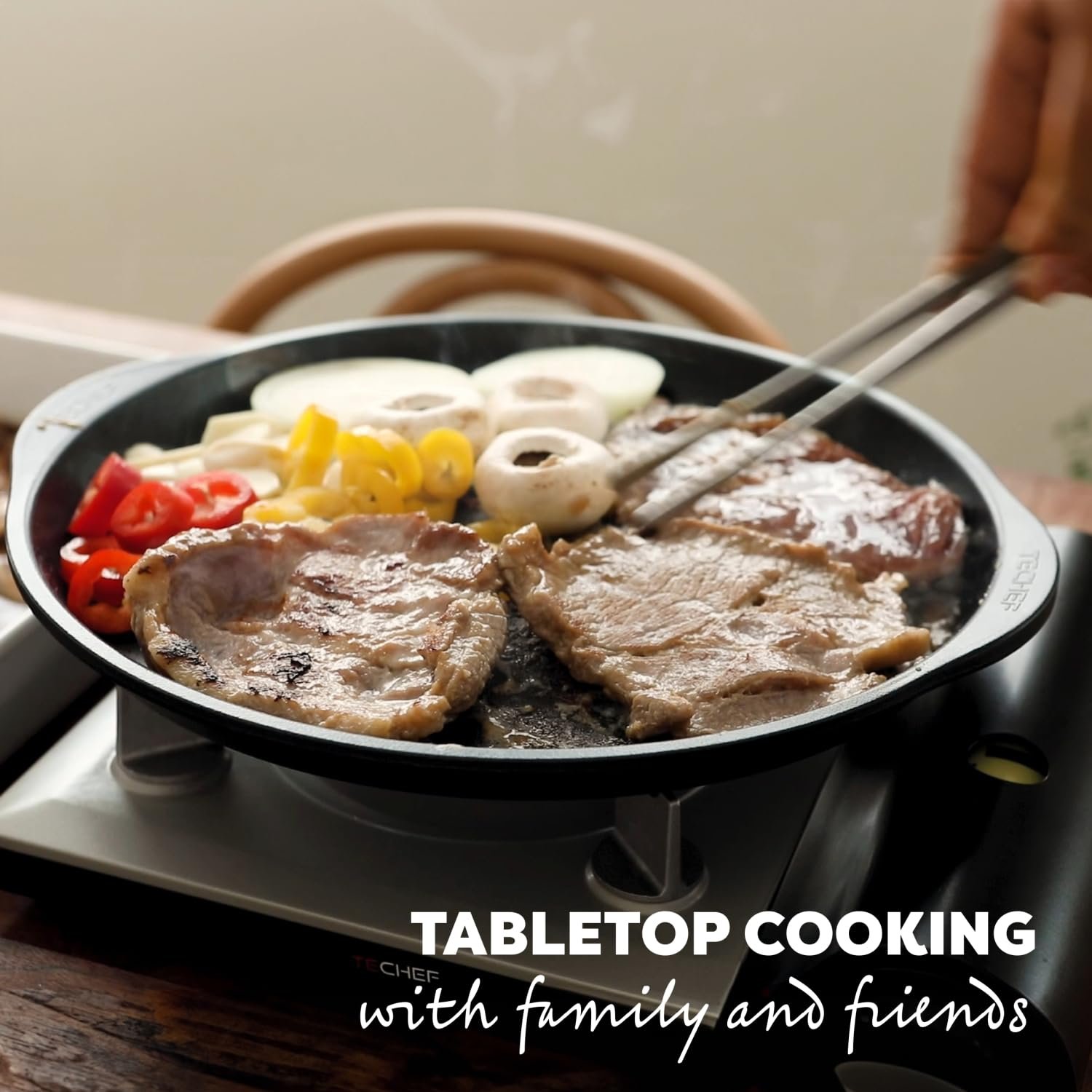 Пательня-гриль TeChef для корейського BBQ з антипригарним покриттям, фото №2
