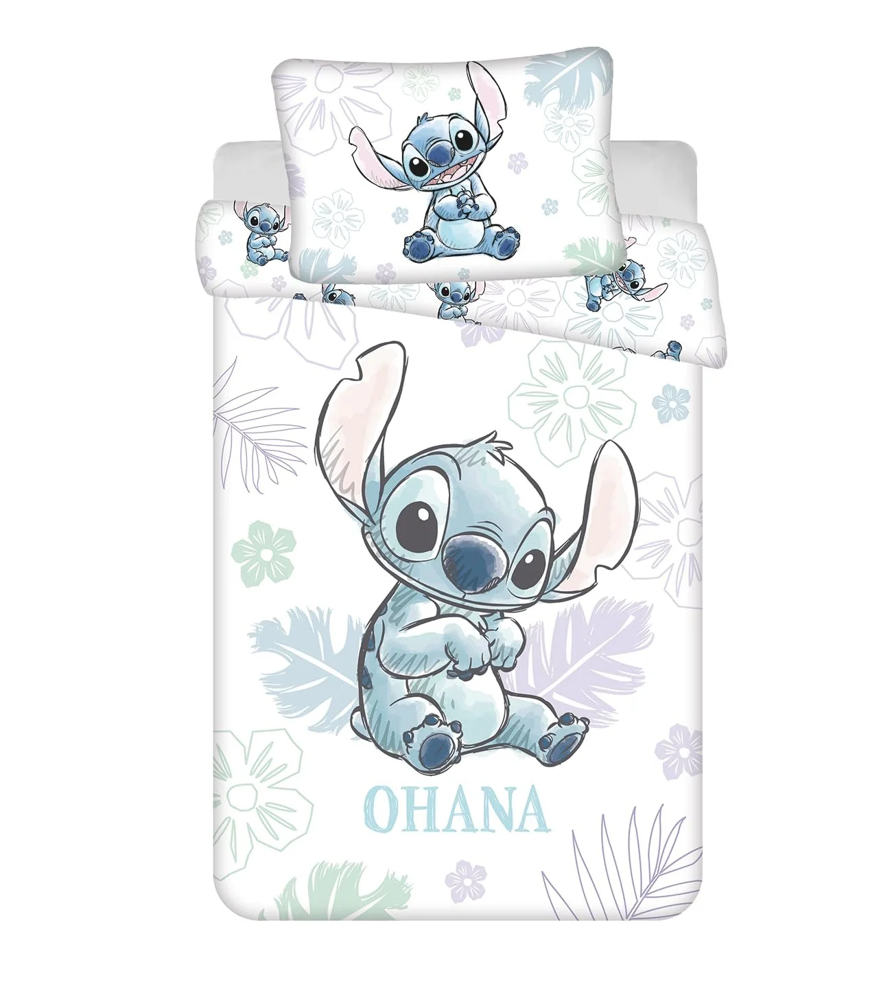 Постільна білизна дитяча Jerry Fabrics Stitch Ohana 100 x 135 см + 40 x 60 см 100% бавовна, фото №1