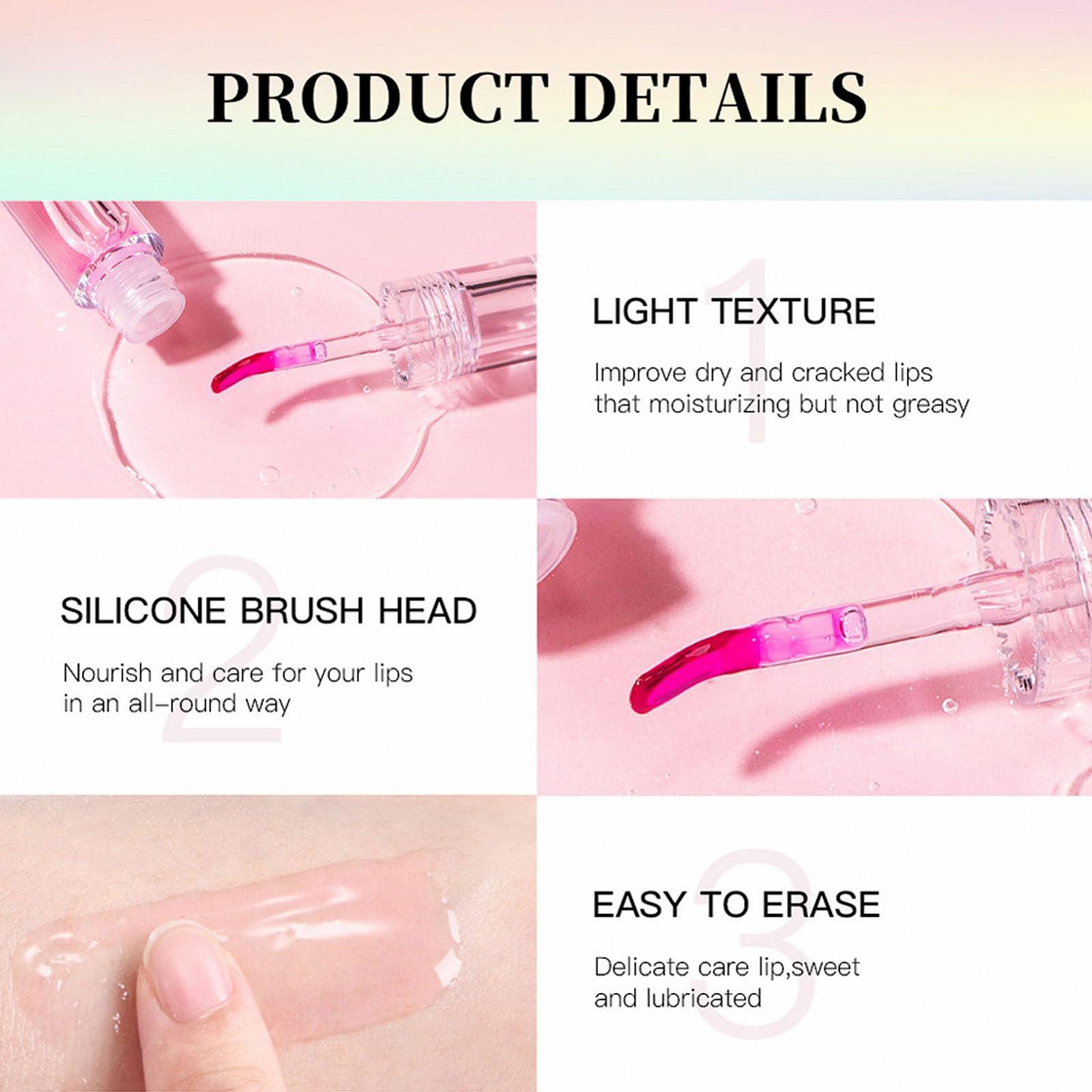 Блиск для губ, що змінює колір, зволожуючий, розгладжує лінії губ, унікальна та легка текстура, чудове нанесення кольору, фото №4 Блиск для губ, що змінює колір, зволожуючий, розгладжує лінії губ, унікальна та легка текстура, чудове нанесення кольору, фото №4