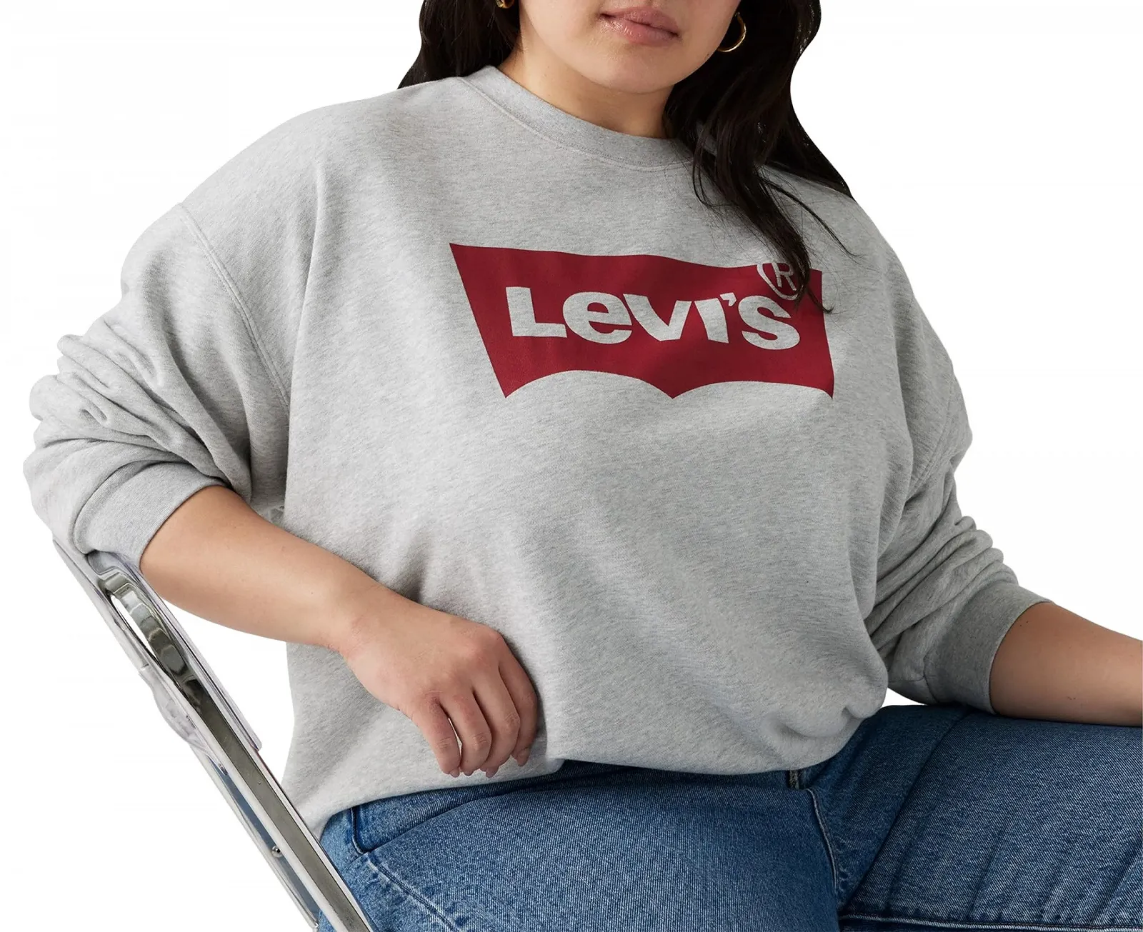 Женский Свитшот Levi's Plus Size Everyday Crew, фото №4