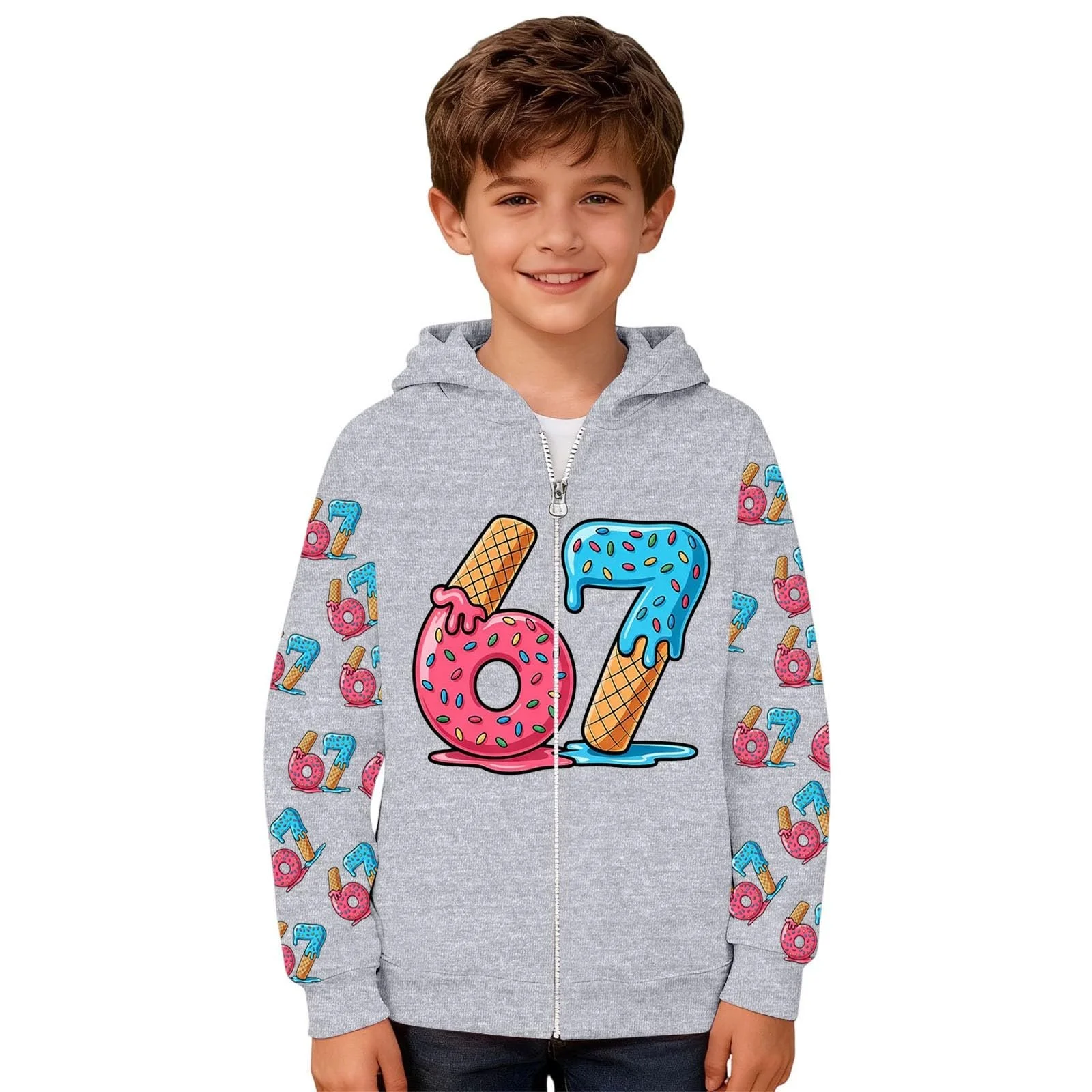 Худи Generisch Подростковый Девичий Капюшон Пуловер Повседневный Удобный Модный Мальчиковый Свитшот Детский Капюшон Пуловер Уютный Мягкий Флис Теплый Дышащий На Каждый День Лонгслив Толстовка, фото №2