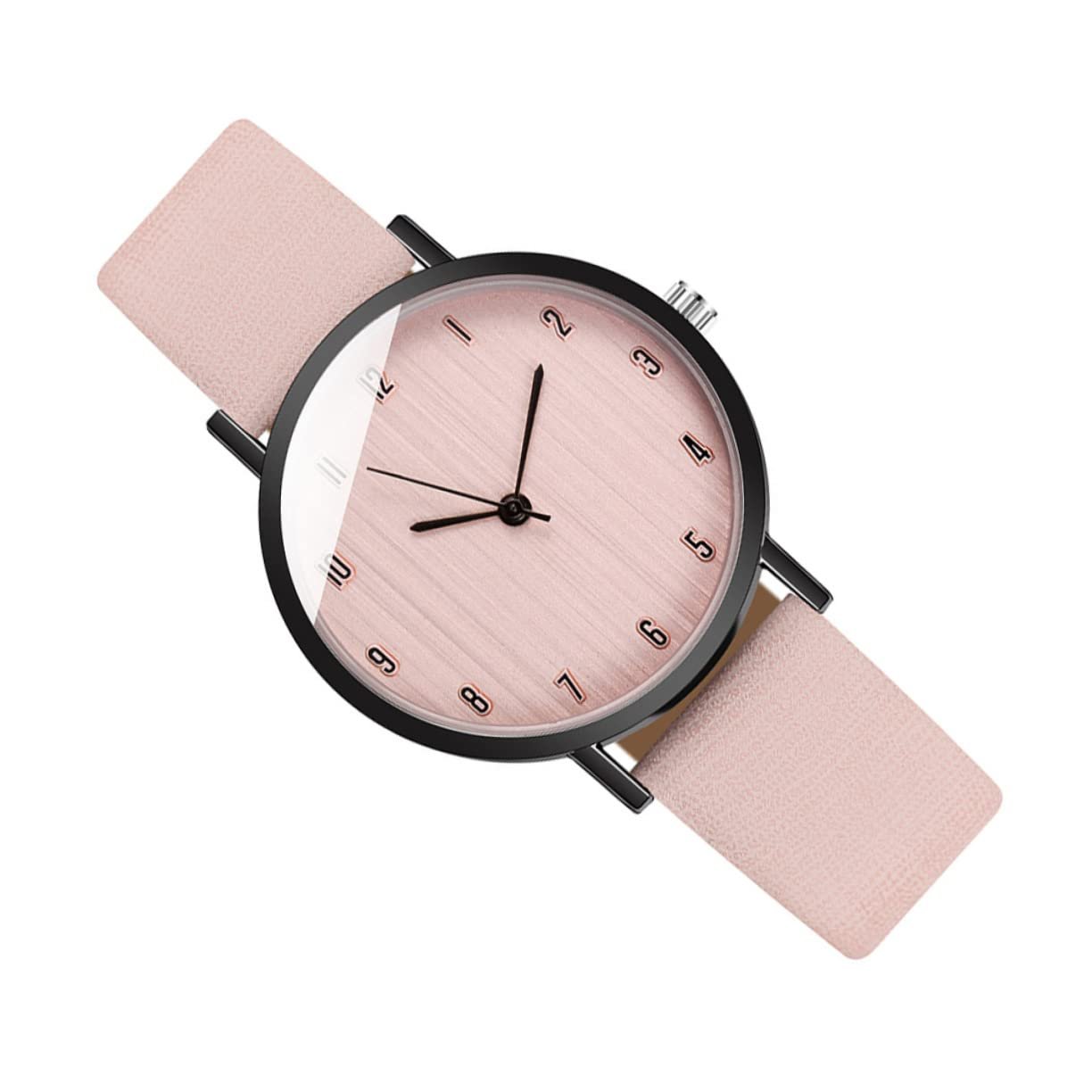 Кварцевые часы LIFKOME Женские Большие с браслетом Серебряные с бежевым кожаным ремешком, фото №1