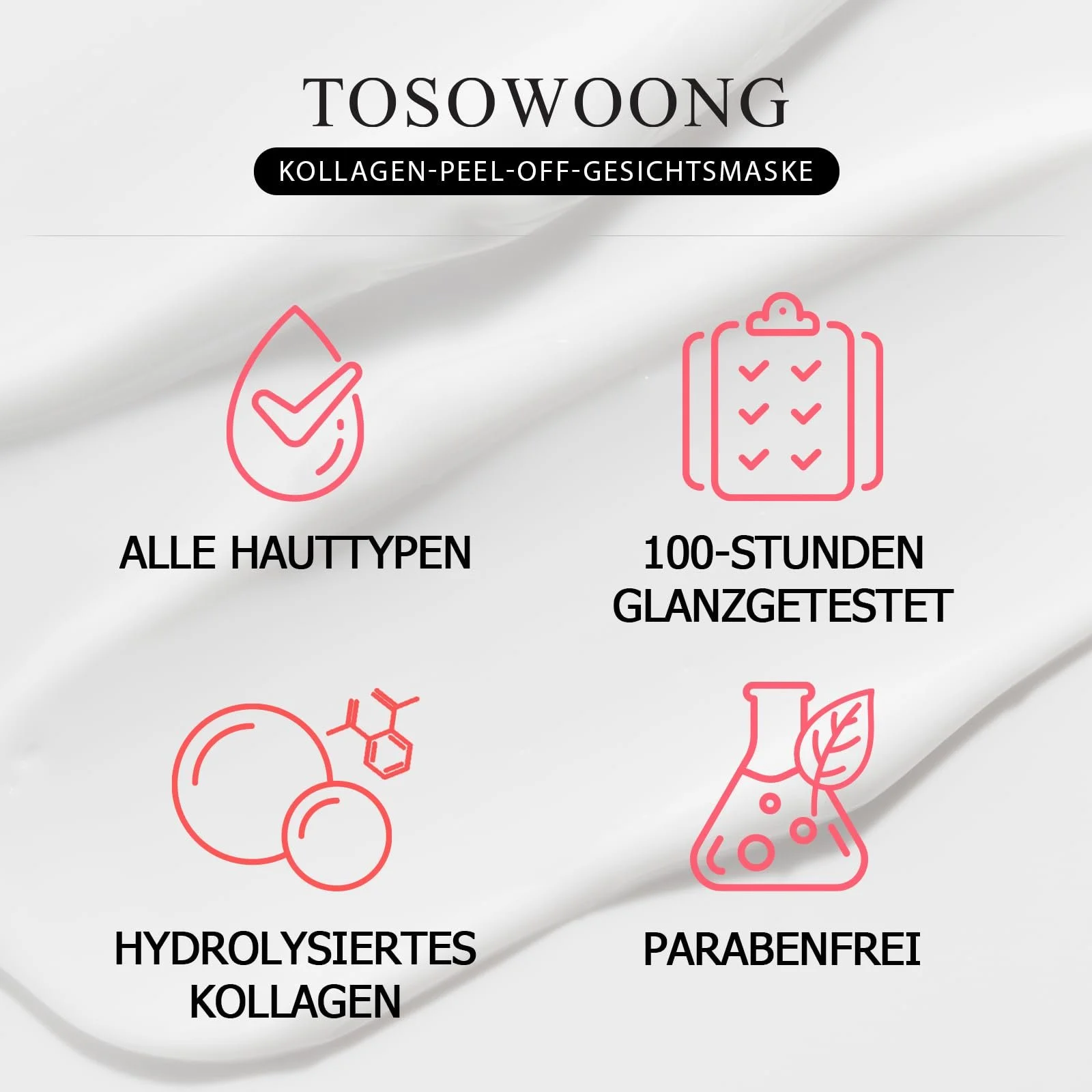 Маска для лица TOSOWOONG Real Collagen Fit с гидролизованным коллагеном, пленочная маска для лица для повышения эластичности, эффект стеклянной кожи, уход за лицом и само уход, корейский уход за кожей, 50 мл, фото №6 Маска для лица TOSOWOONG Real Collagen Fit с гидролизованным коллагеном, пленочная маска для лица для повышения эластичности, эффект стеклянной кожи, уход за лицом и само уход, корейский уход за кожей, 50 мл, фото №6