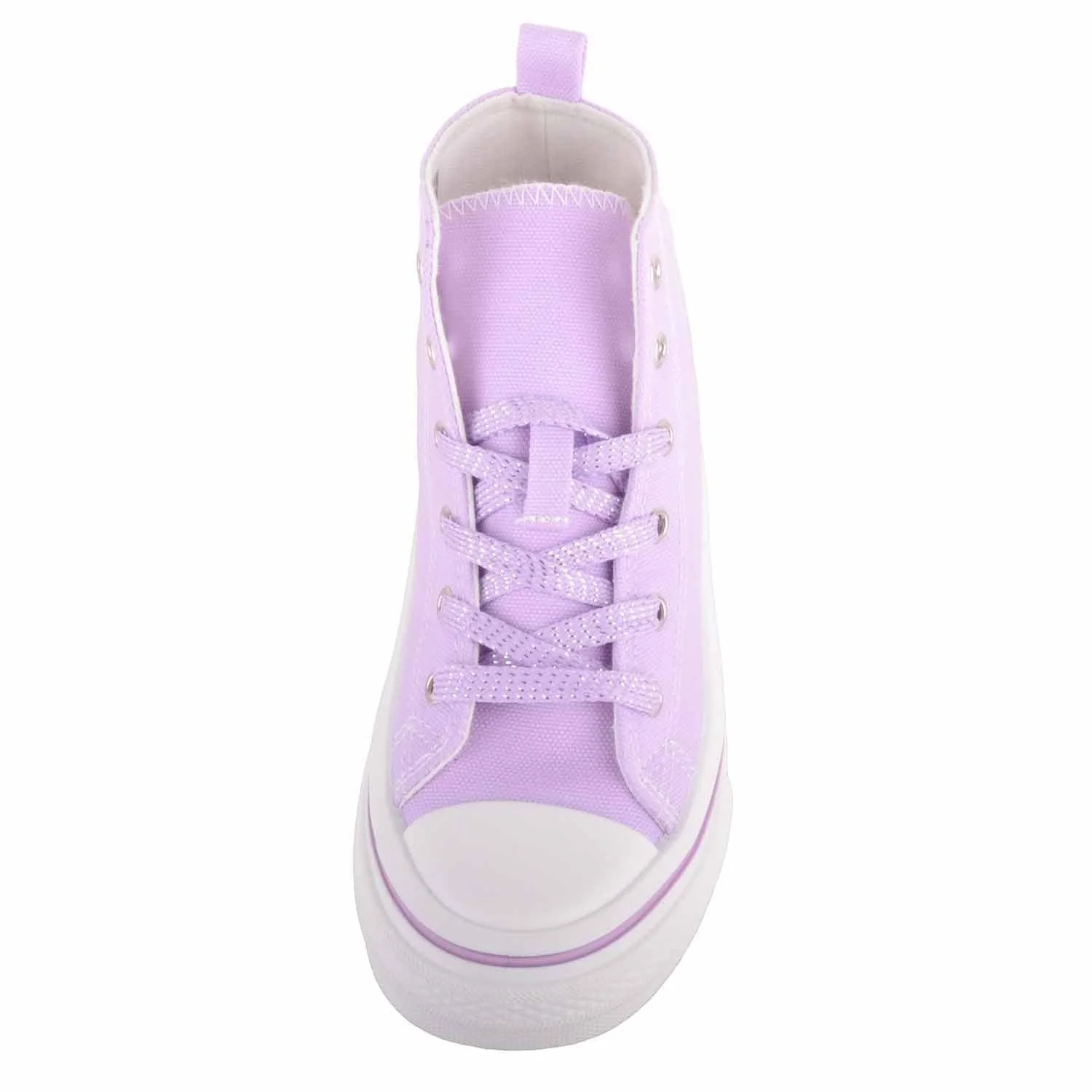 Кеди ABSOLUTE FOOTWEAR Дитячі на шнурівці Полотно Високі на платформі, фото №2