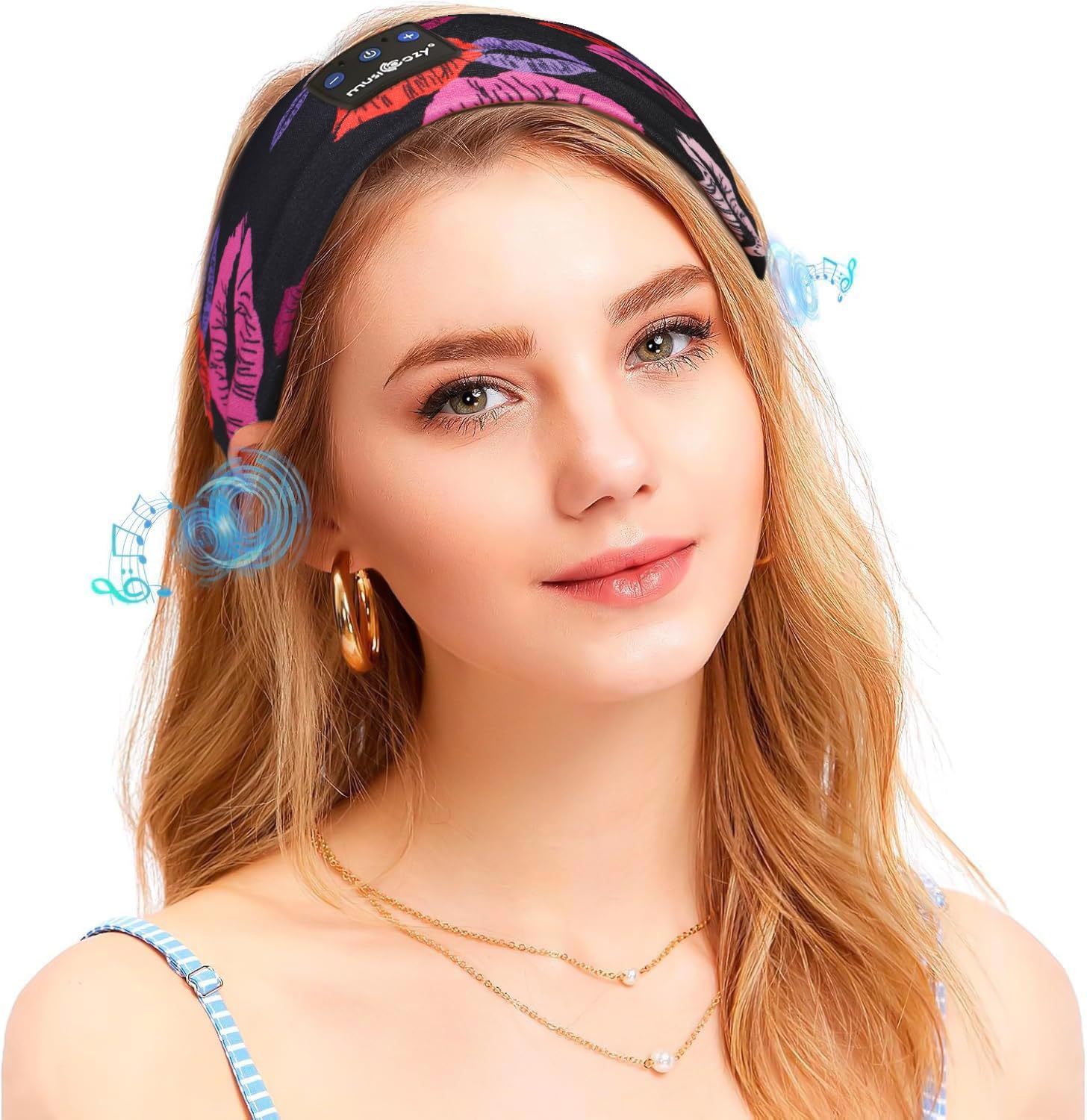 Наушники Bluetooth MUSICOZY Sleep Headband Чёрный, фото №1