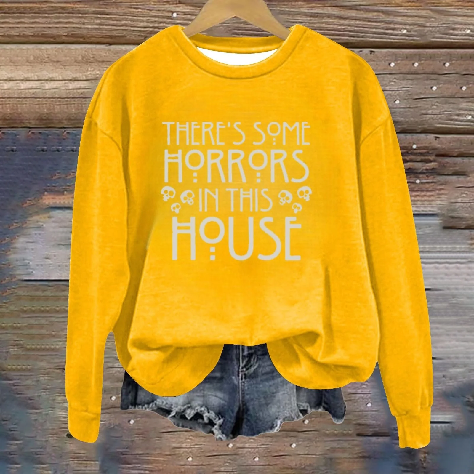 Женская толстовка Generisch Винтажный принт Цветные блоки, фото №3