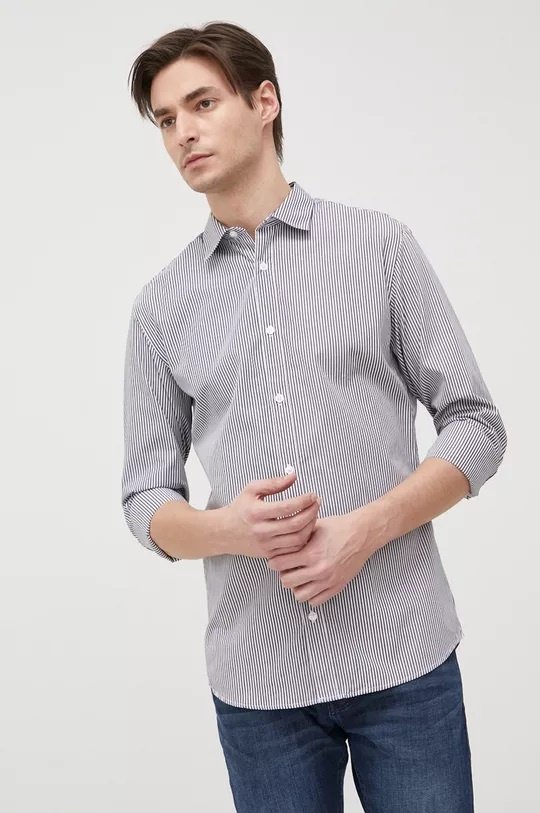 Рубашка Jack&Jones SLIM Blazer-Stripes 12199964 Синий 2XL, фото №1