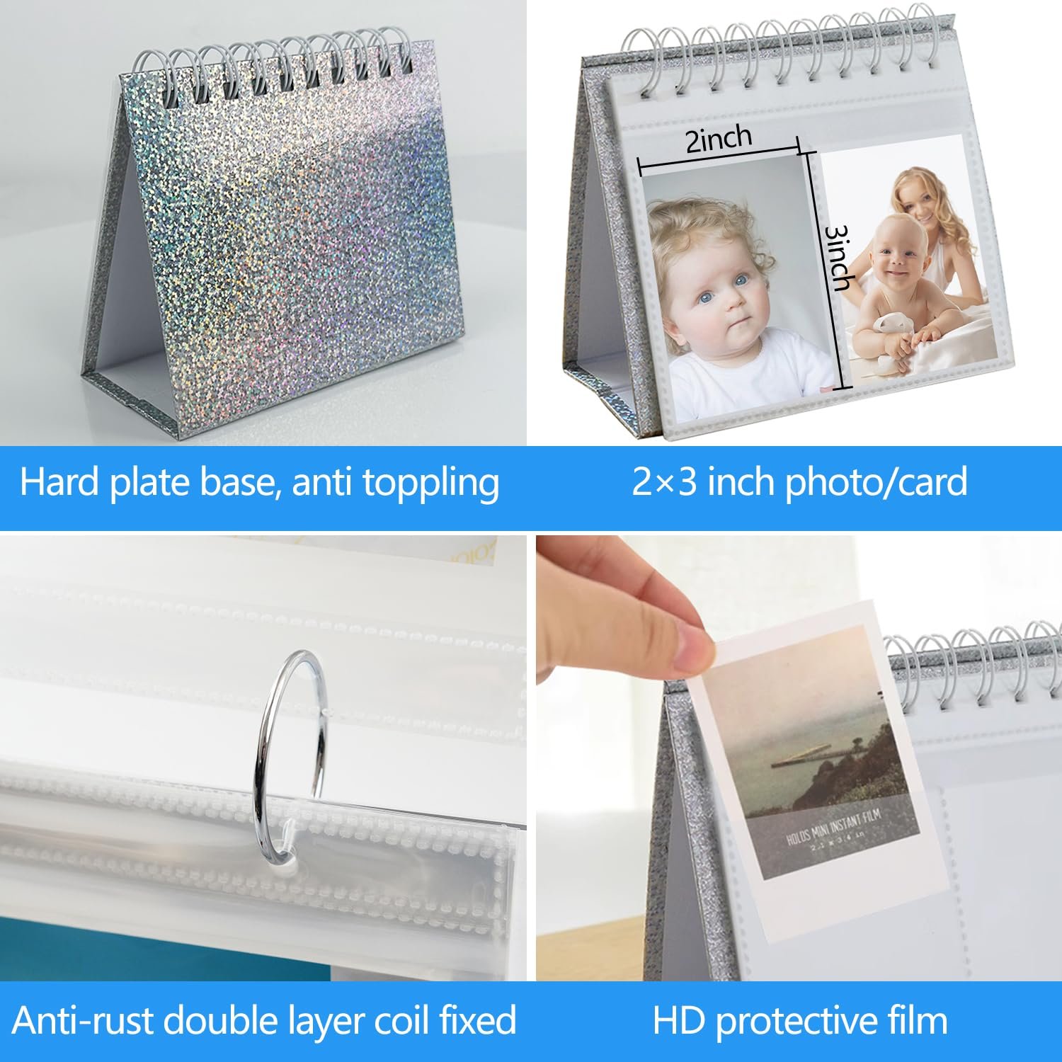 Фотоальбом Fujifilm Instax Mini 68 Pockets 2x3" Wave Dot, фото №4