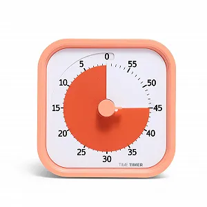 Таймер визуальный Time Timer Home MOD 60 минут бесшумный TTM9-HDO-W - Фото 1