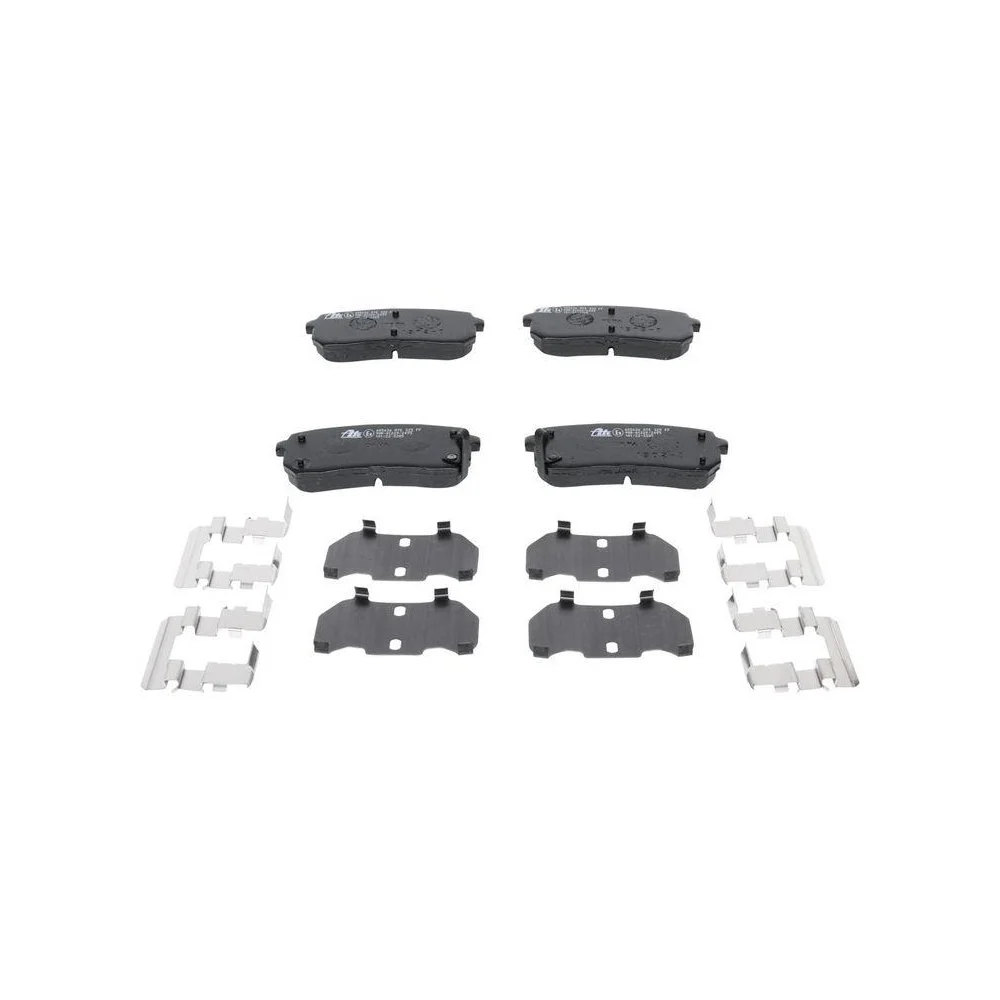 Комплект гальмівних колодок, дискове гальмо ATE 13.0460-5636.2 для HYUNDAI KIA задня вісь, фото №1