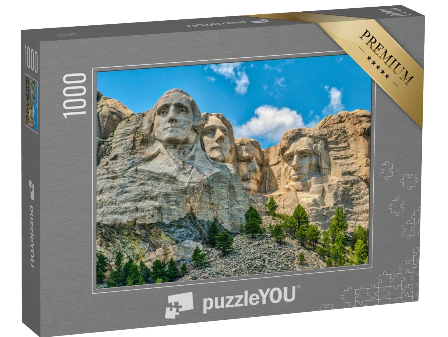 Пазл puzzleYOU American Puzzle Collection "Гора Рашмор" 1000 элементов, фото №1 Пазл puzzleYOU American Puzzle Collection "Гора Рашмор" 1000 элементов, фото №1