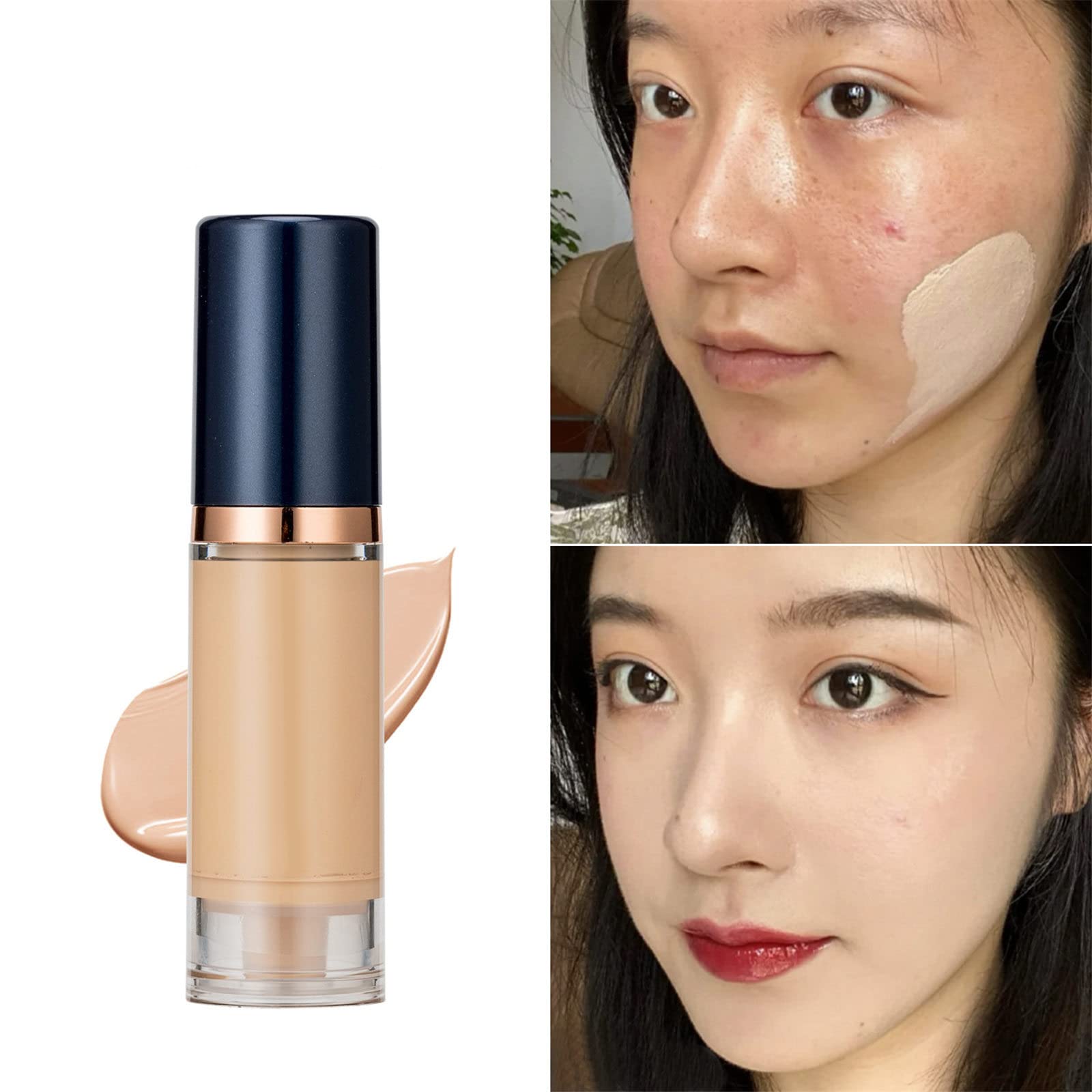 Тональна основа Flüssige Grundierung для обличчя коректор для нормальної сухої шкіри універсальний, фото №3 Тональна основа Flüssige Grundierung для обличчя коректор для нормальної сухої шкіри універсальний, фото №3