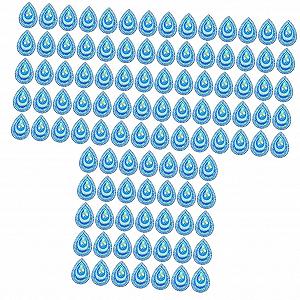 Стразы Капля Blue - Фото 1