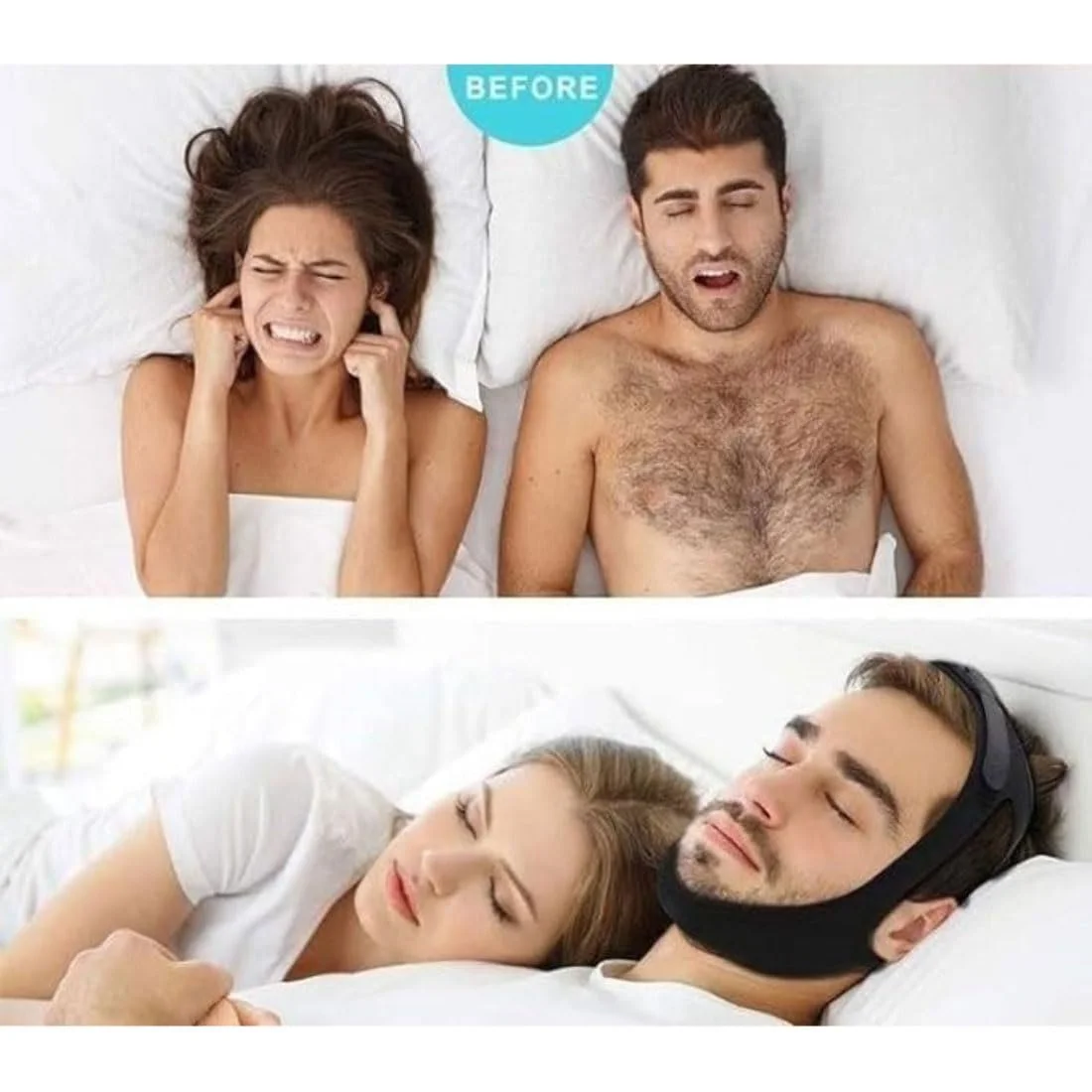 Підборідний ремінь Veralabs Airflow, на підборіддя проти хропіння, регульований, фото №3