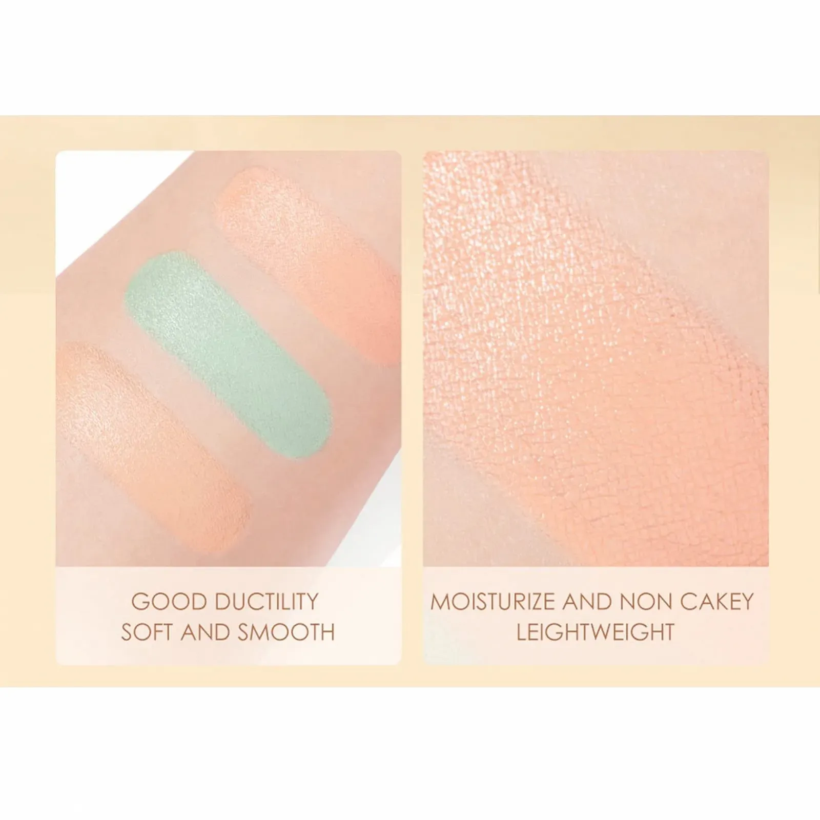 Палетка консилерів 5 кольорів, професійна косметика для маскування недоліків на обличчі та темних кіл під очима, фото №7