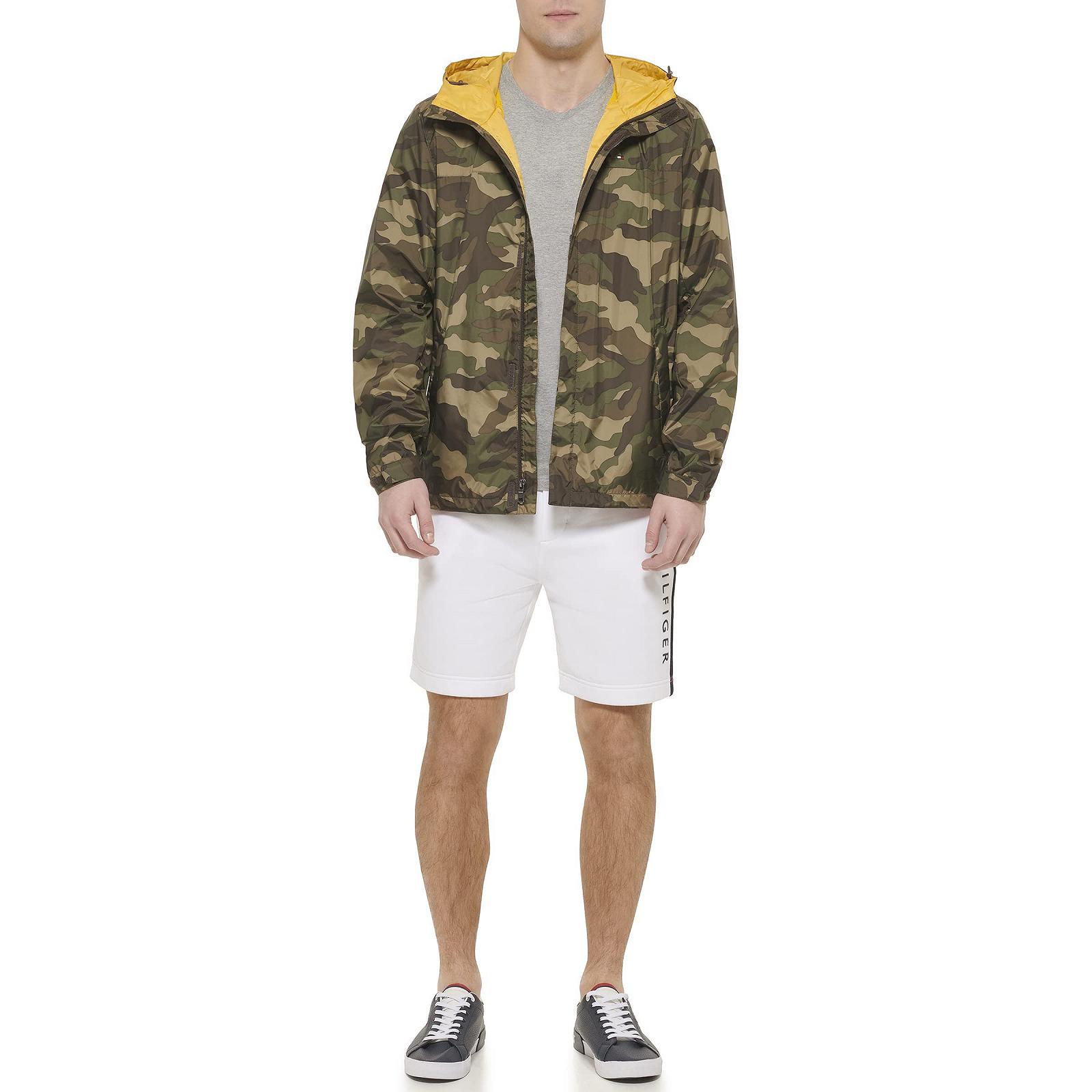 Куртка Tommy Hilfiger чоловіча водонепроникна з капюшоном, фото №2