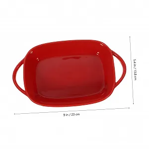 Керамічна форма для запікання овальна з ручками synthetic.ua - Фото 1
