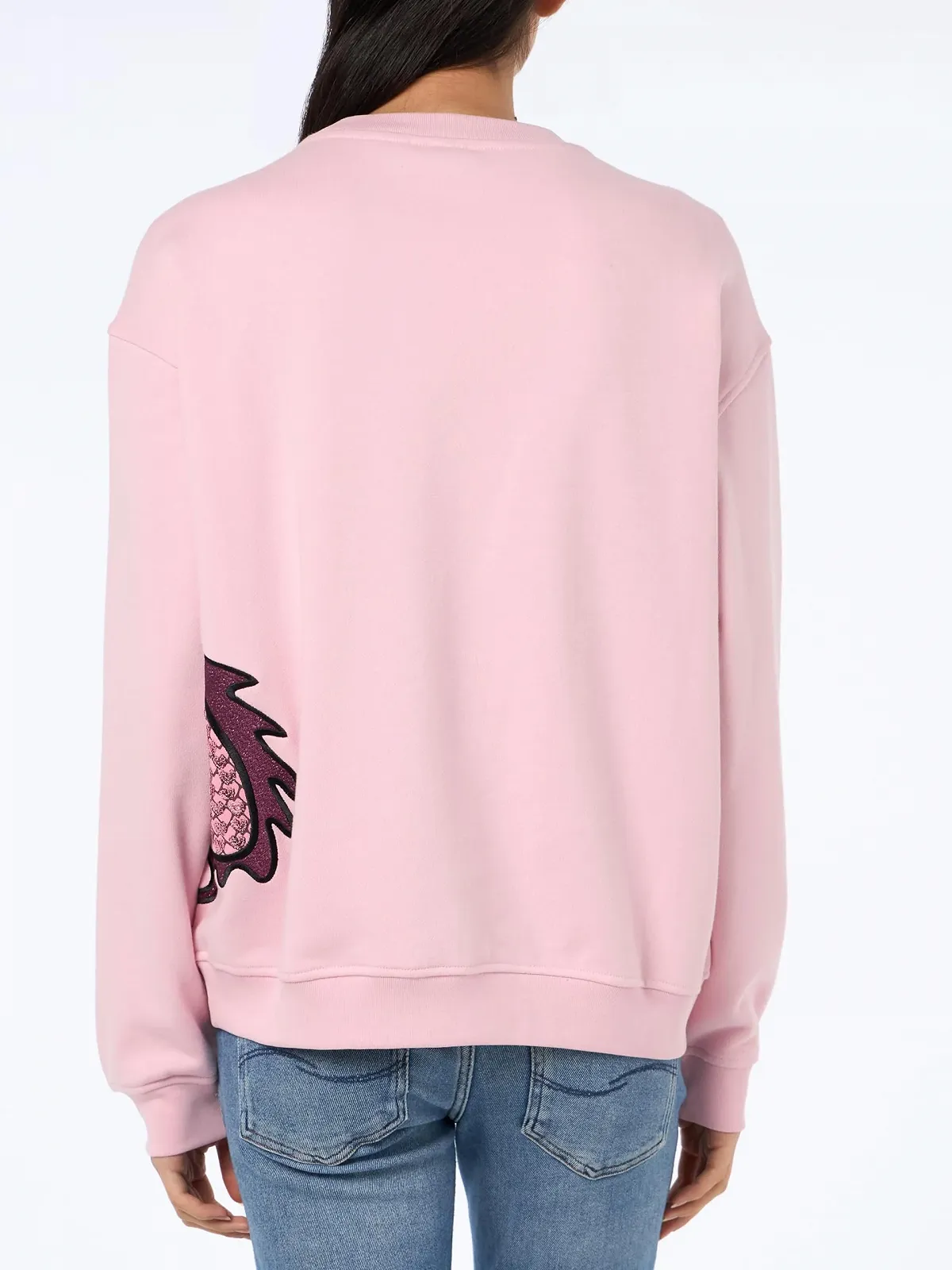 Женская Толстовка Pinko Джерси Принт Дракон с Вышивкой и Аппликациями, фото №3