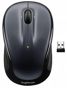 Миша Logitech M325s Бездротова, 2.4 GHz, USB-ресивер, 1000 DPI, оптичний сенсор, темно-сірий synthetic.ua - Фото 1