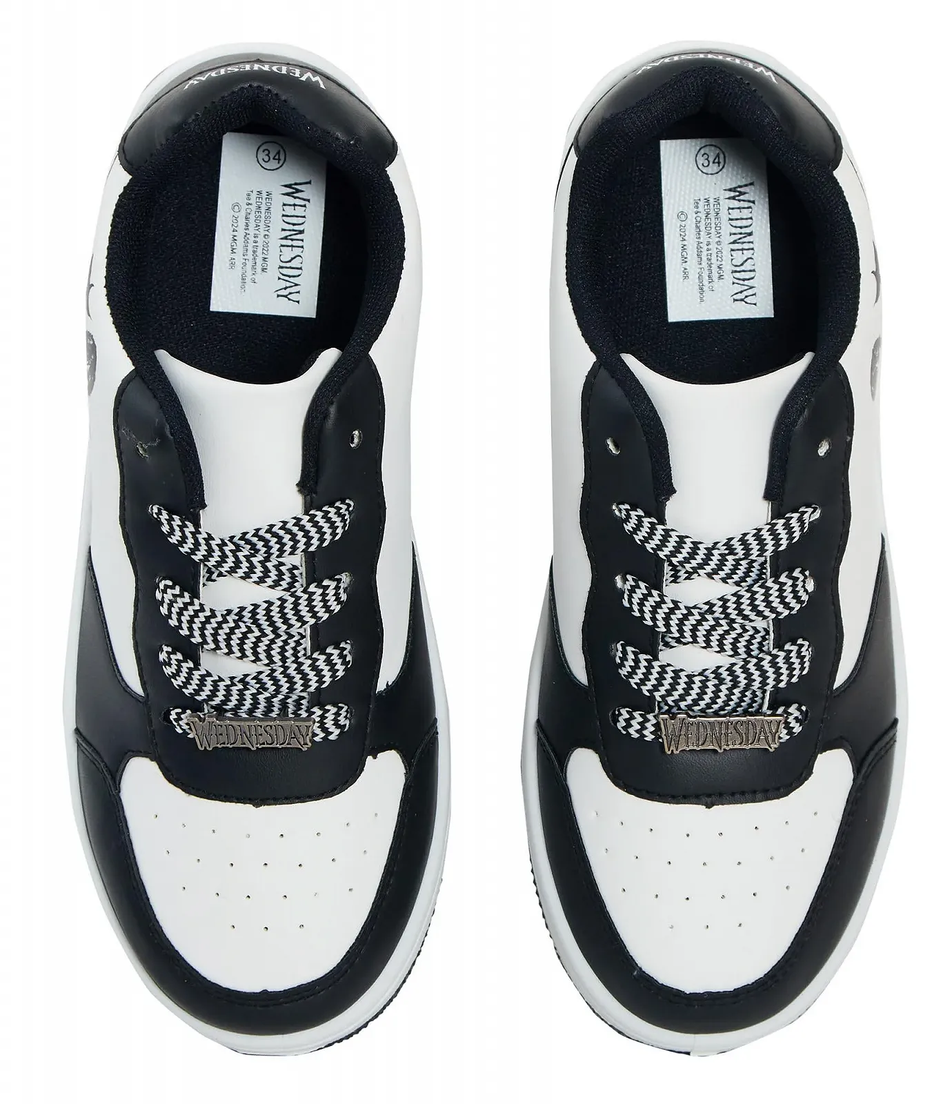 Кросівки Wednesday Adams Family для дівчат, дитяче, підліткове, на шнурівці, фото №8