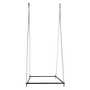 Набір підвісних полиць для рослин bellissa Filo Рама 29,8 x 31,8 см 2 сталеві троси 4 кільця - Фото 1