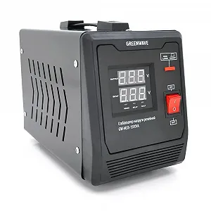 Стабілізатор напруги релейний Green Wave Mauser 1500VA 1xShuko DC140-260V, AC220±8%, BOX - Фото 1