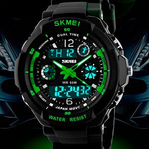 Годинник Skmei S-Shock Green 0931 synthetic.ua - Фото 1