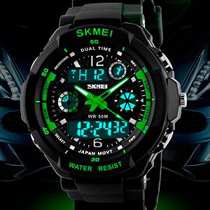 Наручний годинник Skmei S-Shock Green 0931