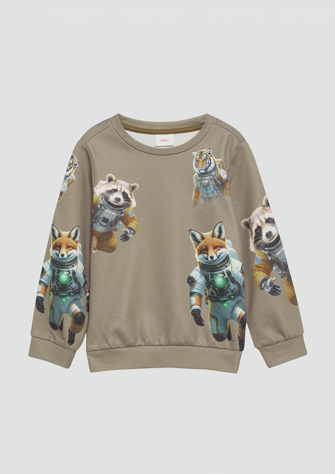 Свитшот s.Oliver с принтом по всей поверхности, фото №4