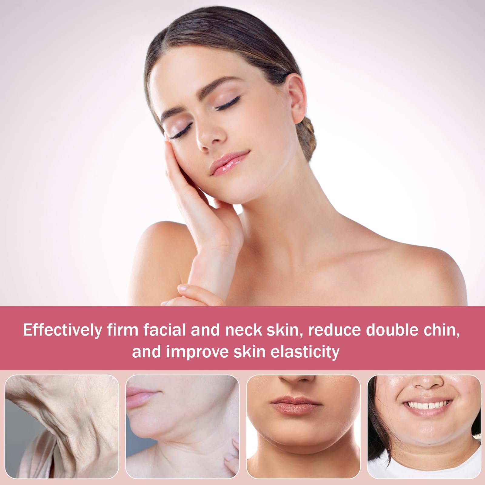 Маска V-подібна для видалення подвійного підборіддя EUYKQNOI, стрічка для підтяжки обличчя, фото №5
