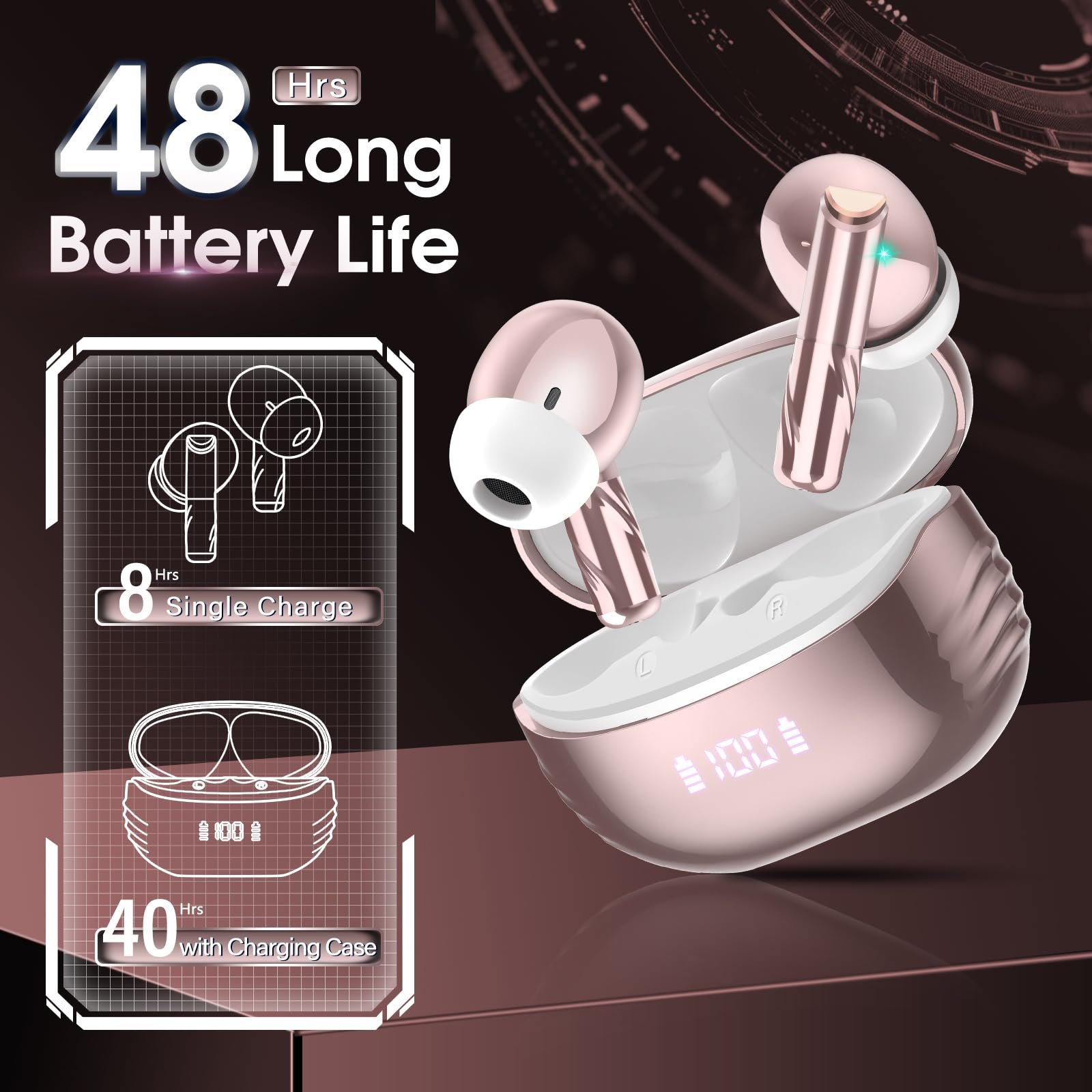 Наушники-переводчики AI, 48 часов, 3-в-1, голоса в реальном времени, фото №6 Наушники-переводчики AI, 48 часов, 3-в-1, голоса в реальном времени, фото №6