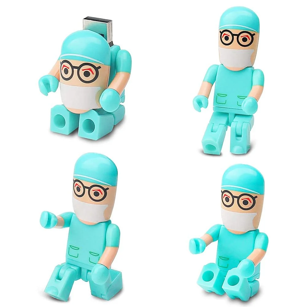 USB-флеш-накопичувач Cartoon Doctor 64GB USB 2.0 Green, фото №3 USB-флеш-накопичувач Cartoon Doctor 64GB USB 2.0 Green, фото №3