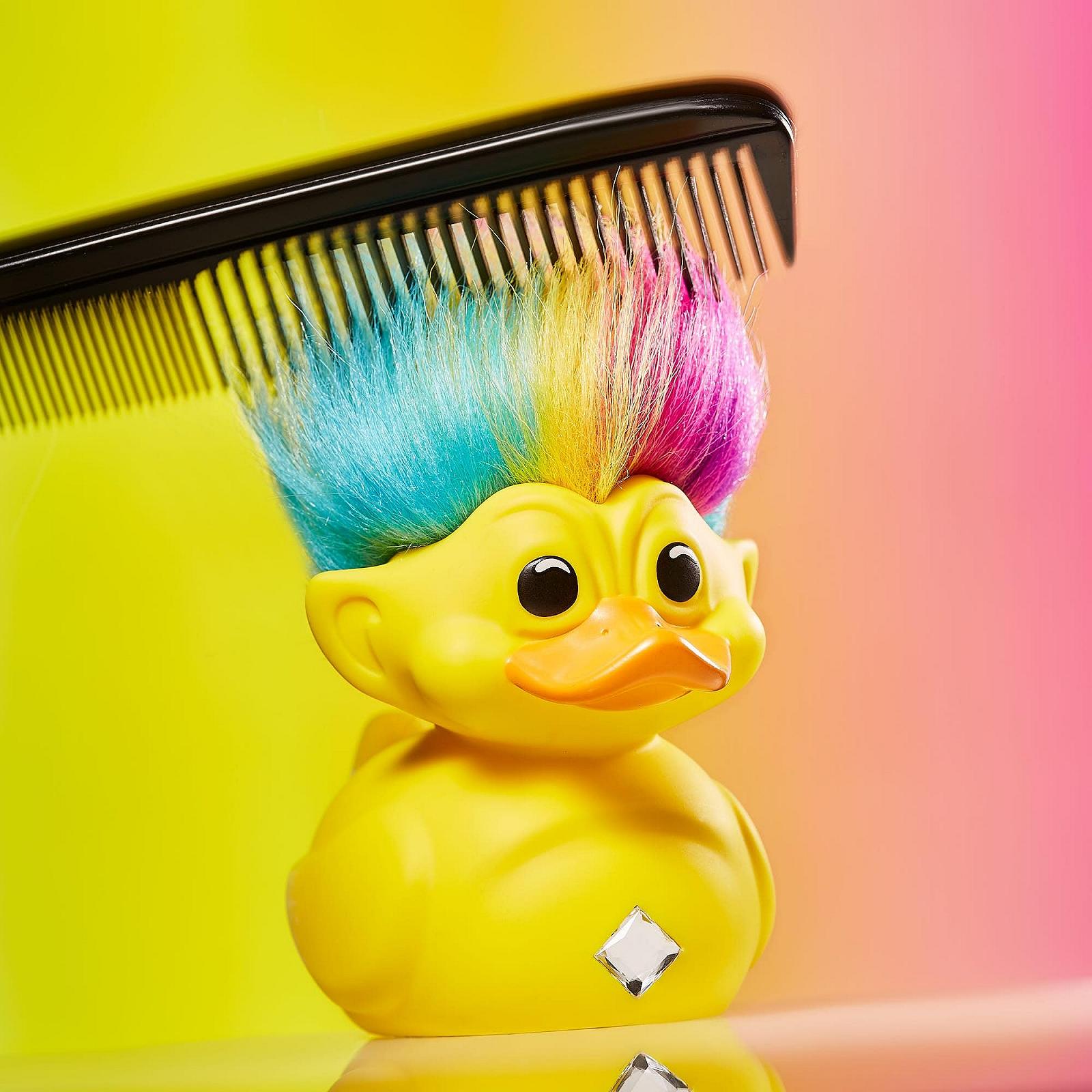 Фігурка гумова качка Rainbow Troll TUBBZ Box Edition, фото №3