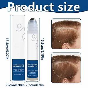 Сироватка для росту волосся Розмарин Roll On, сироватка для шкіри голови для контролю випадіння волосся synthetic.ua - Фото 1