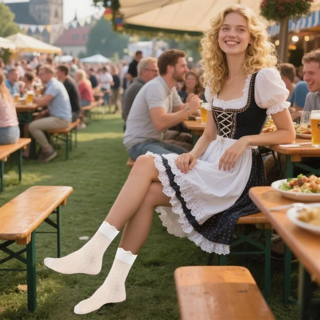 Носки Женские Костюмные Прозрачные в рубчик - 2 пары, фото №4