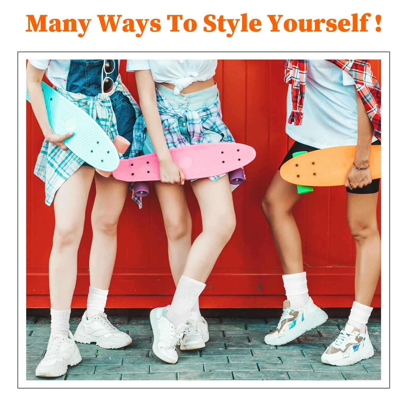 Длинные носки Ouligay Slouch 2 пары, женские, хлопковые, зимние, теплые, белые, размер 36-42, фото №4 Длинные носки Ouligay Slouch 2 пары, женские, хлопковые, зимние, теплые, белые, размер 36-42, фото №4