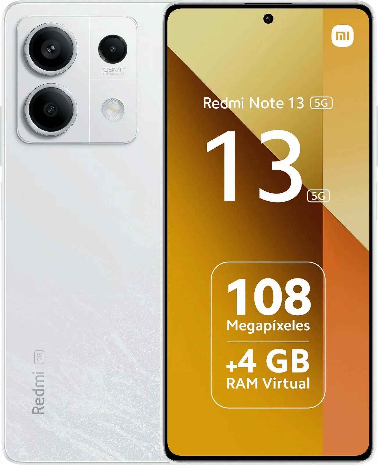 Смартфон Xiaomi Redmi Note 13 5G 6GB 128GB Dual SIM Arctic White, фото №1