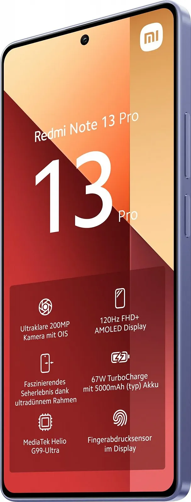 Смартфон Xiaomi Redmi Note 13 Pro 12/512ГБ Фіолетовий, фото №4