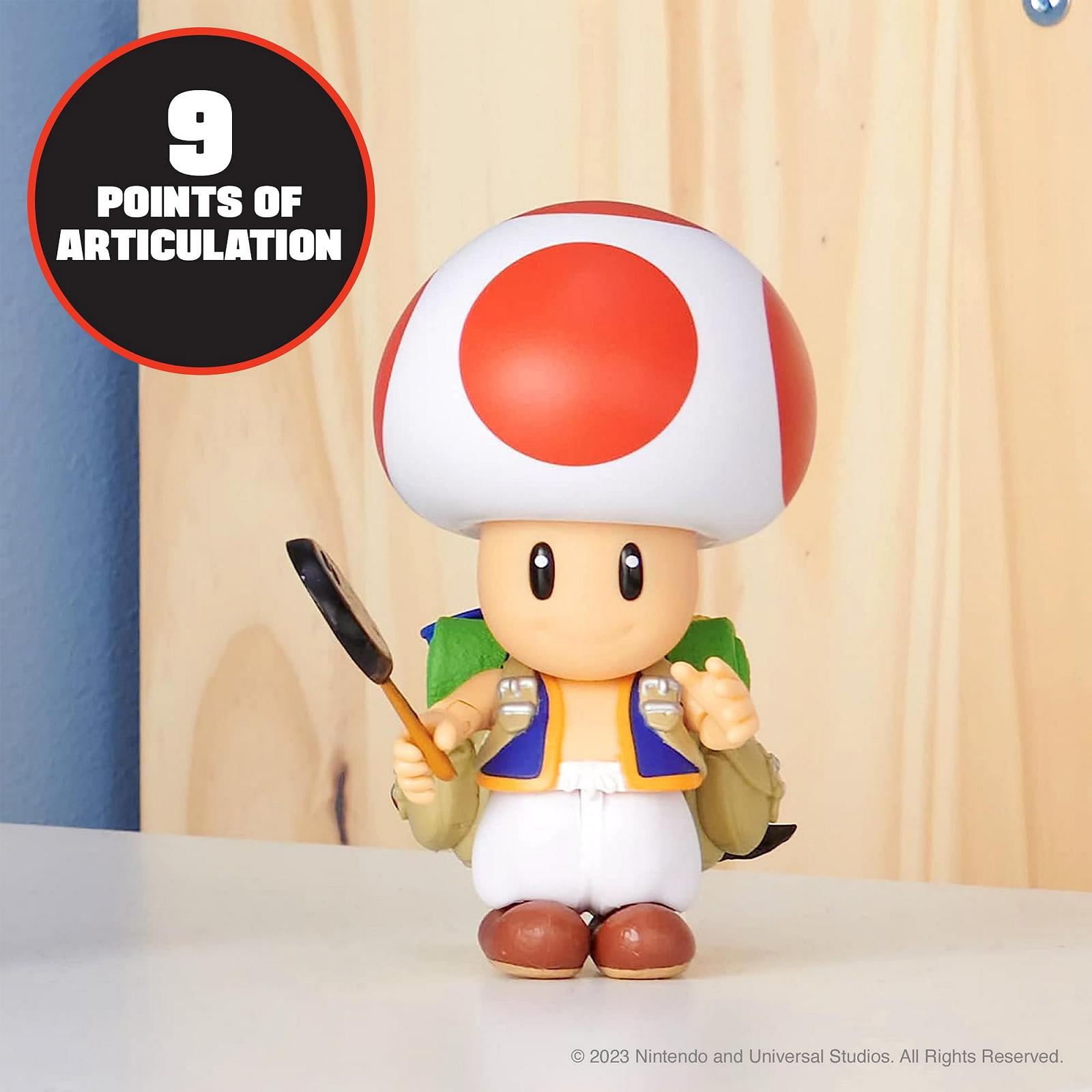 Фігурка Nintendo Super Mario Movie Toad 13 см, фото №5