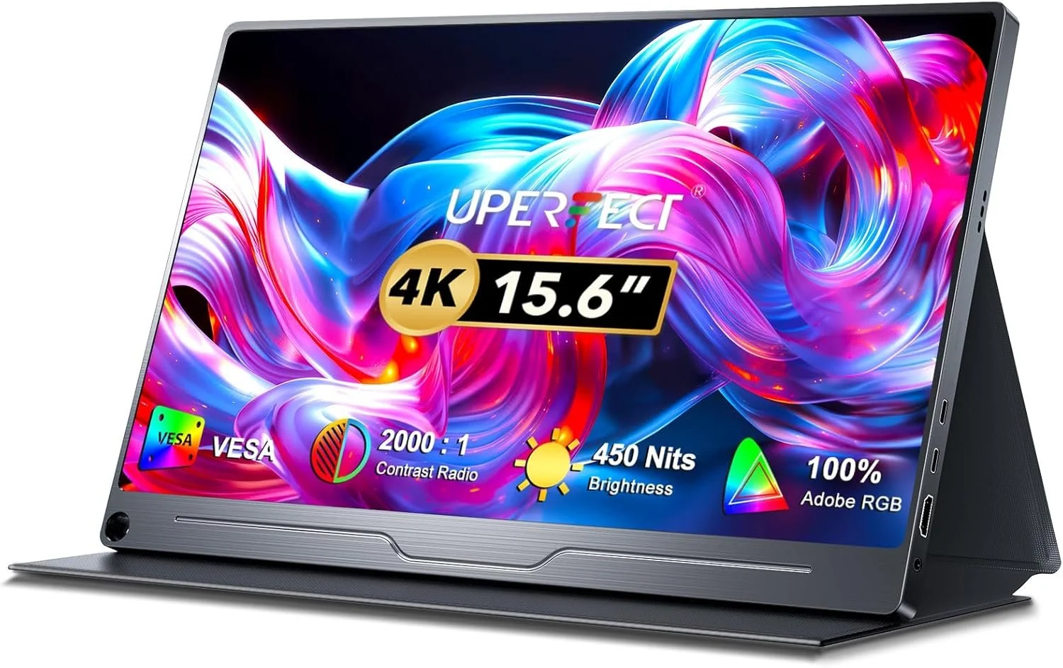 Монітор портативний 15.6" UPERFECT 4K UHD IPS 60 Гц, фото №1
