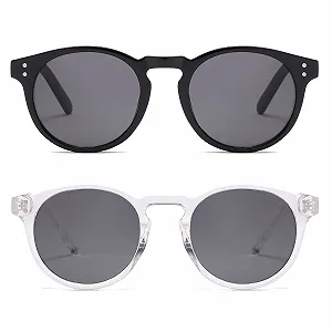 Винтажные очки Long Keeper Круглые Маленькая оправа UV400 Ретро для мужчин и женщин synthetic.ua - Фото 1