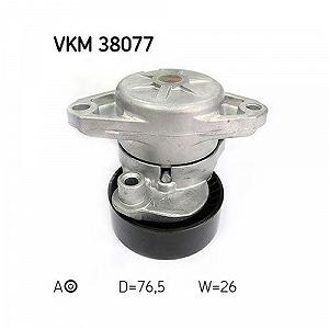 Натягувач поліклинового ременя SKF VKM 38077 для MERCEDES-BENZ верхній лівий synthetic.ua - Фото 1